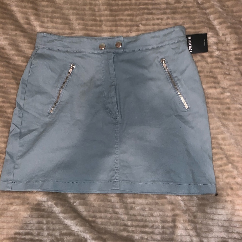 Teal (light blue) skirt